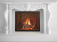 Heat & Glo TRUE 50" Direct Vent Traditional Gas Fireplace with Intellifire Touch Ignition System, Tranquil Greige Herringbone Refractory (TRUE-50TG-IFT)